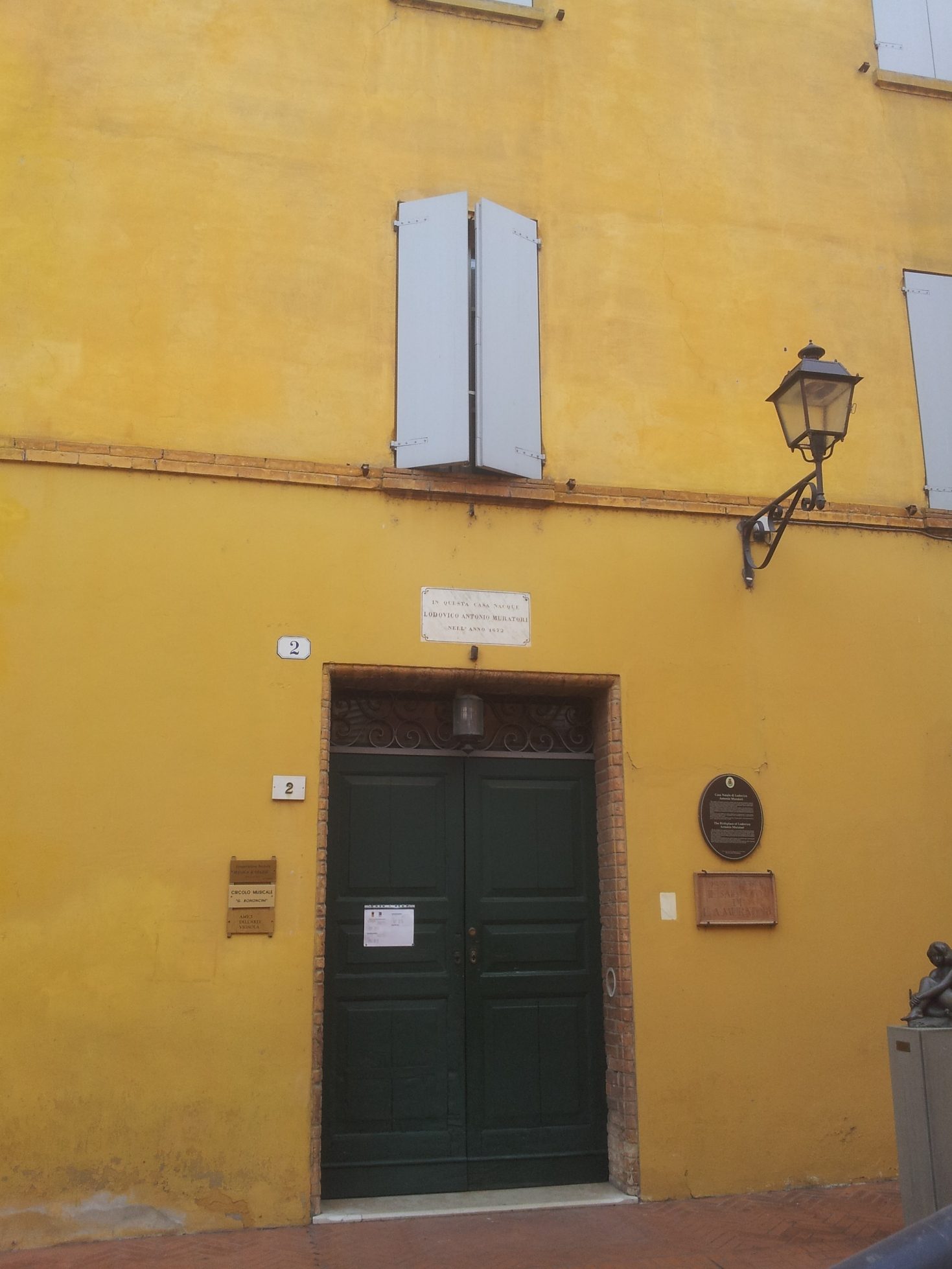 Ludovico Antonio Muratori's birthplace, Vignola, Italy - 02.jpg